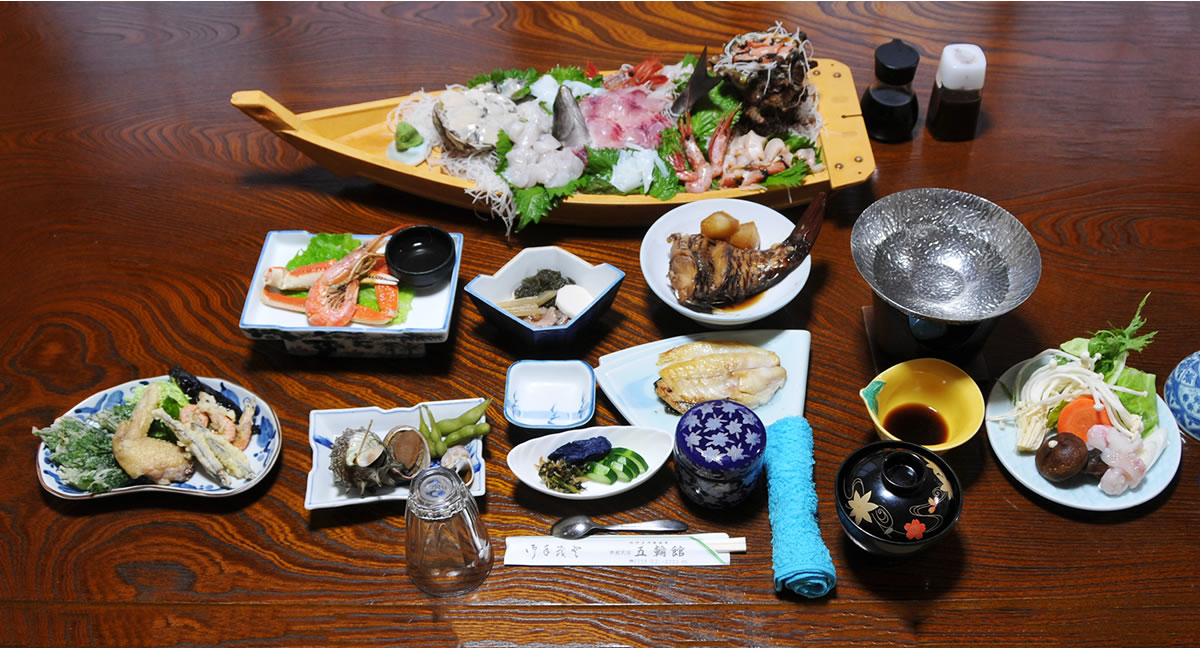 写真：五輪館の料理
